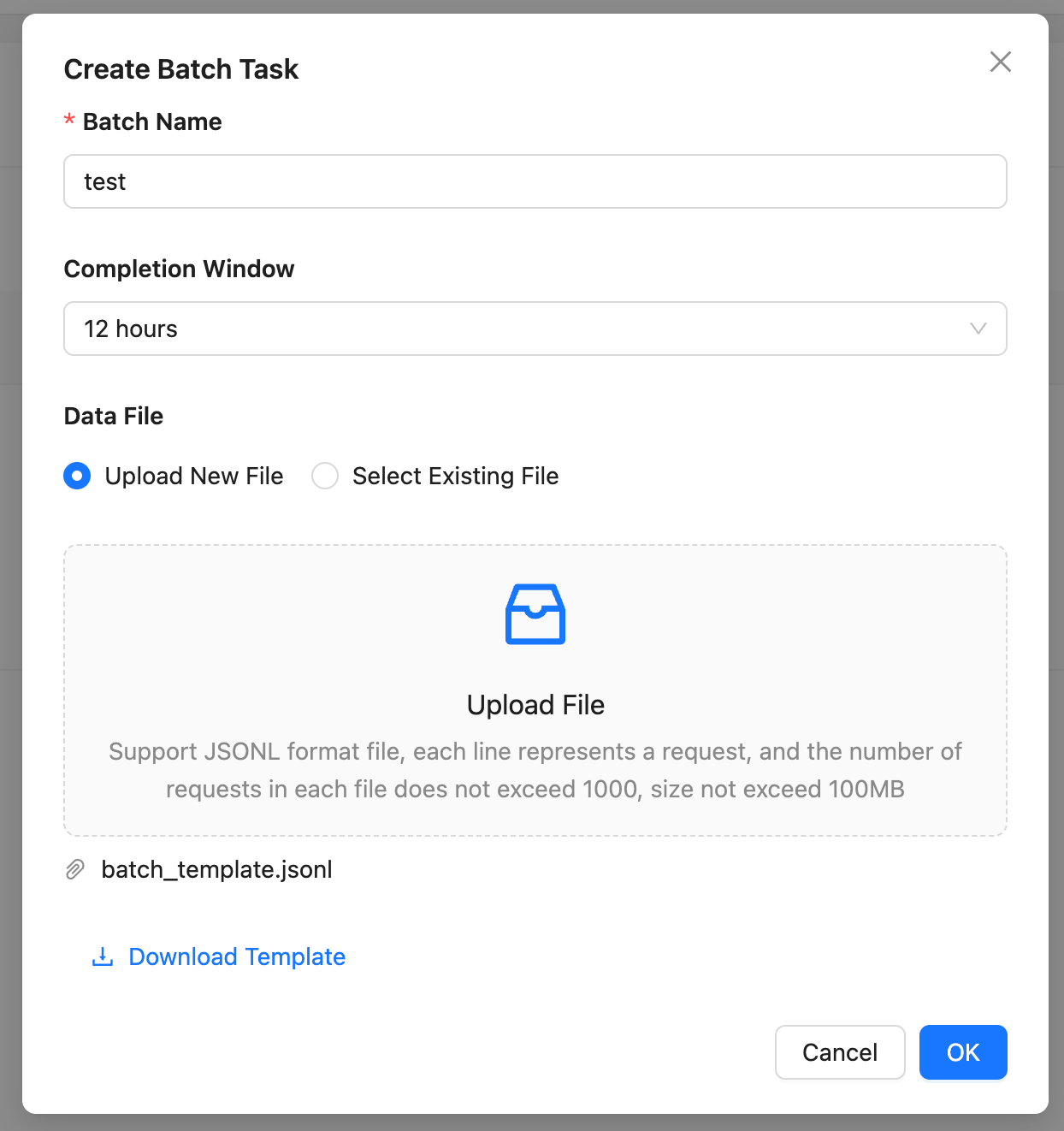 Create Batch Task