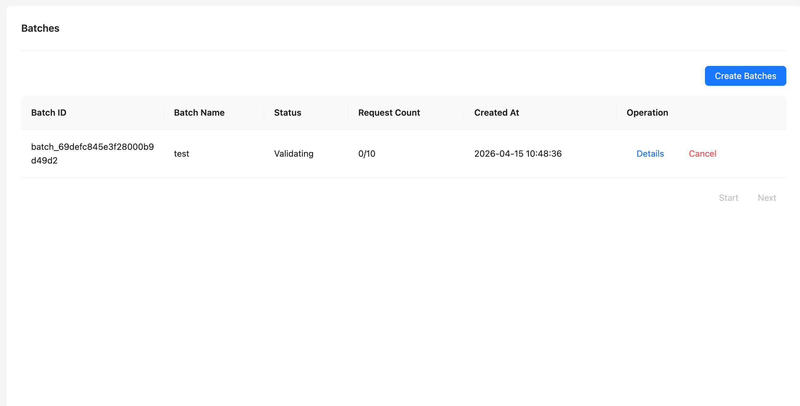 Task validating
